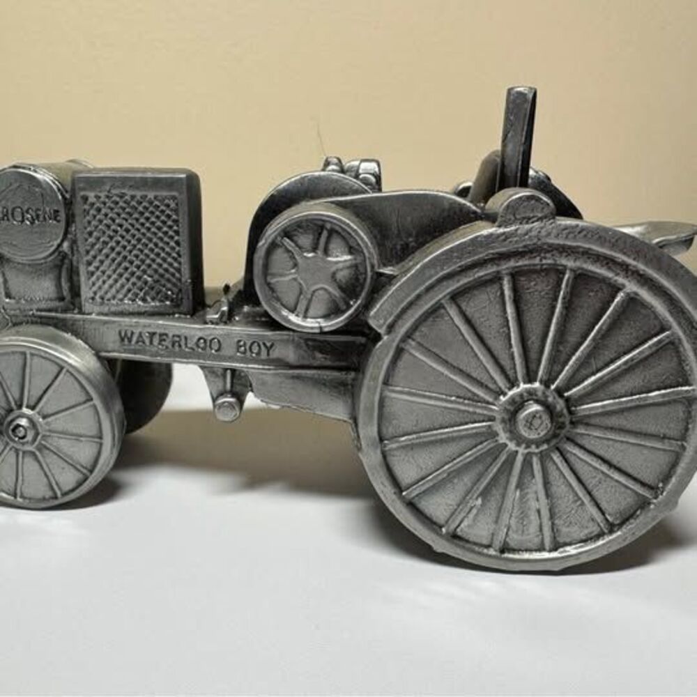 John Deere Waterloo Boy Model N-1916 Pewter Coin Bank